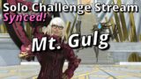 Mt. Gulg! FFXIV Solo Challenge Stream! How much can you solo Synced?! #19