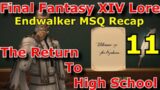 FFXIV Lore – The Return to High School Endwalker MSQ Recap