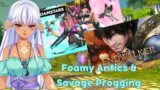 Foamstars Antics before Final Fantasy XIV Savage Progging