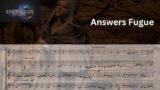 Fugue on "Answers" from FFXIV Endwalker with sheets and cutscene