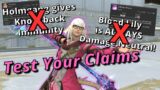 FFXIV Mythbusters | Holmgang's "Knockback Immunity" put to the test, and more!