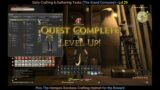 FFXIV The Complete Guide Part 16 – Lvling up Crafting Skills & Completing Daily Crafting Tasks