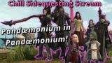 Pandæmonium Raid's Questline, the first 2 tiers all Minimum iLvl! FFXIV Hangout Sidequesting Stream