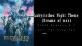 Labyrinthos Night Theme (Dreams of Man) from Final Fantasy XIV, piano cover