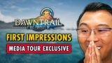 I Played DAWNTRAIL For An Entire Day | FFXIV Media Tour