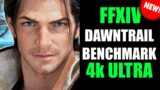 NEW FFXIV Dawntrail v1.1 UPDATED benchmark 4k MAXIMUM settings.