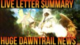 Patch 7.0 Live Letter! Condensed Summary! [FFXIV 7.0 Dawntrail]