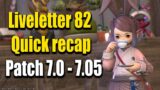 Quick Liveletter Recap – FFXIV Liveletter [82]