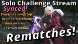 The Rematches! FFXIV Solo Challenge Stream! How much can you solo Synced?! #26
