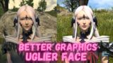 They fixed benchmark but they didn't fix her face | FFXIV