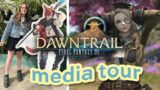 my dawntrail media tour experience (final fantasy xiv)