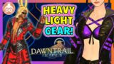 FFXIV | 7.01 All New HEAVY LIGHT raid gear! | DAWNTRAIL