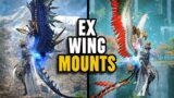 FFXIV – Dawntrail Extreme Wing Mounts Showcase