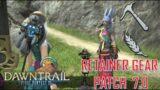 Final Fantasy XIV – Botanist & Miner Retainer Gear Melds Patch 7.0