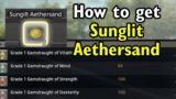 How to get Sunglit Aethersand in Final Fantasy 14