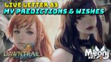 FFXIV: Live letter 83 Predictions & Future Hopes