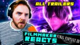 FILMMAKER REACTS: FINAL FANTASY XIV | [ALL TRAILERS!!] + [BREAKDOWN]