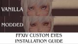 How to INSTALL CUSTOM EYES from PNG/JPEG (Final Fantasy XIV Penumbra MODDING TUTORIAL)