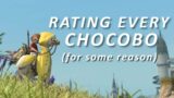 rating every chocobo in FFXIV out of 10