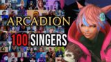 FFXIV – Arcadion 1 with 100 Singers (It's Showtime !)