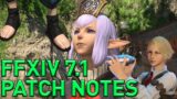 FFXIV – Patch 7.1 Preliminary Patch Notes Overview & Thoughts