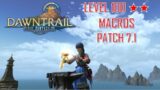 Final Fantasy XIV – Level 100 ★★ MACROS 35&70 Durability Patch 7.1