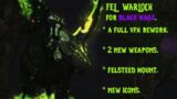 Fel Warlock for Black Mage Mod FFXIV