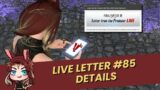 FFXIV: Live Letter #85 Details – Patch 7.2 Part 1 Updates