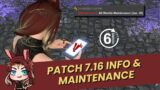 FFXIV: Patch 7.16 Maintenance Information